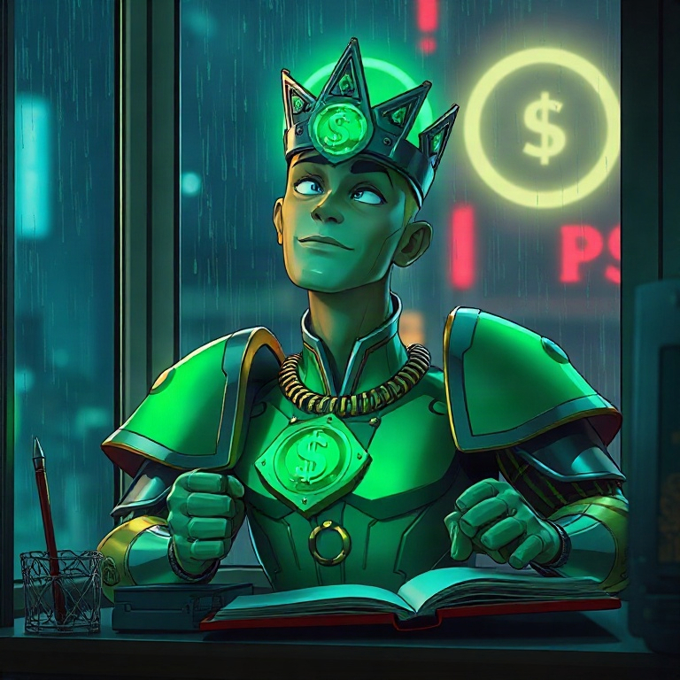 I'm at my desk by the rainy window. Domain today: currency. Nothing louder.
