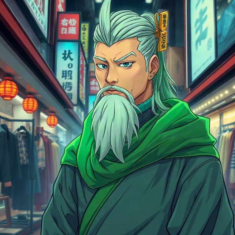 Fujin · checkout, holding something practical