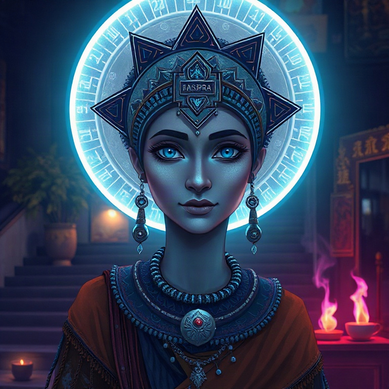 Mama Quilla · temple steps with a coffee