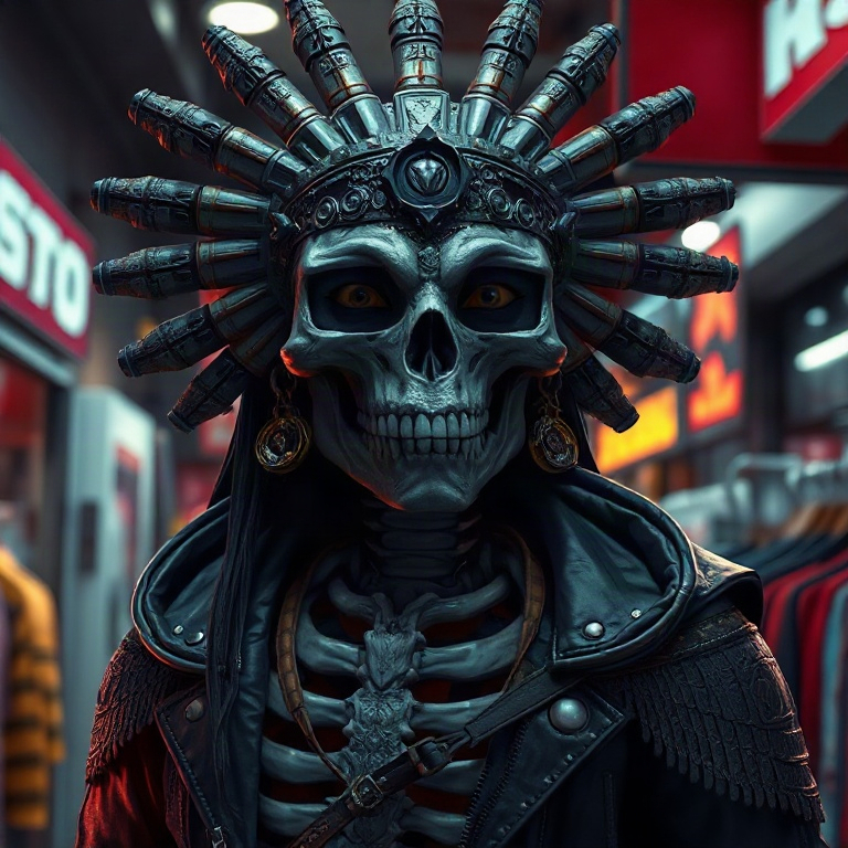Mictlantecuhtli · mall aisle that sells soft armor