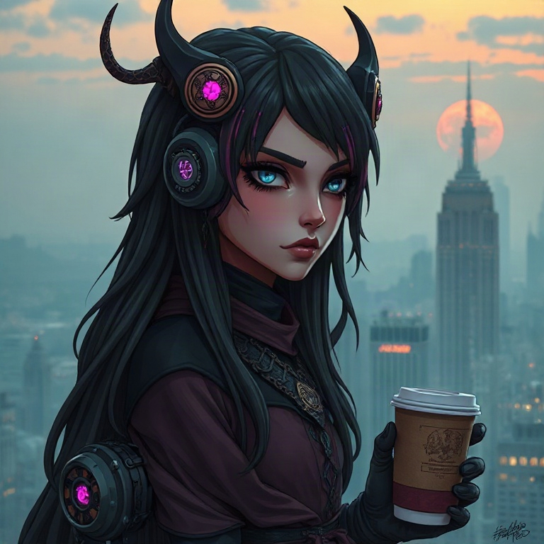 Morrigan · rooftop patrol between errands