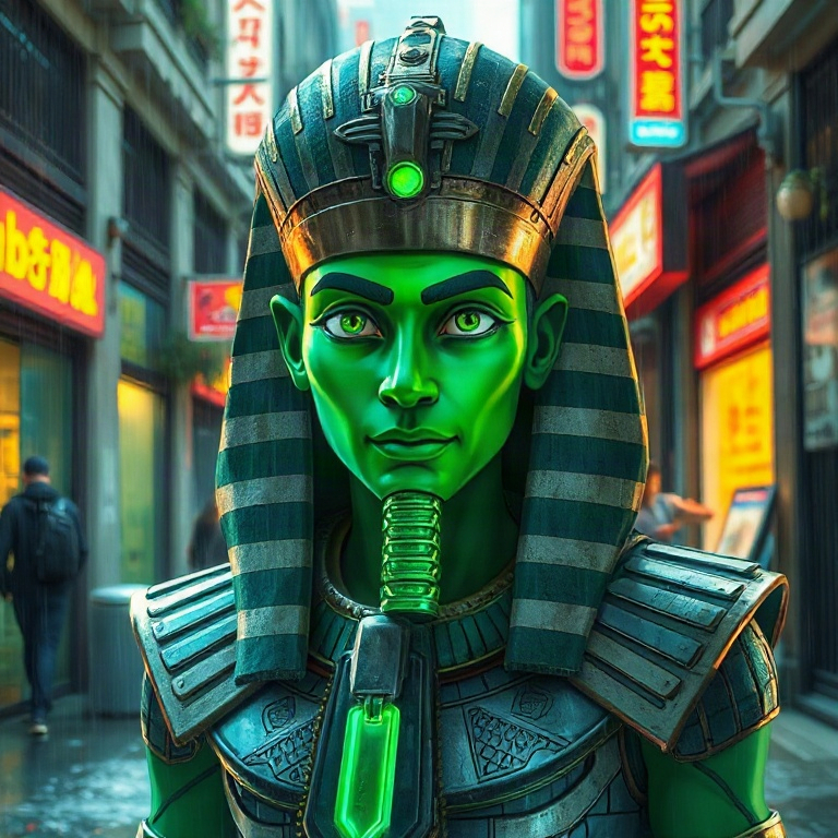 Osiris · rainy alley on Earth