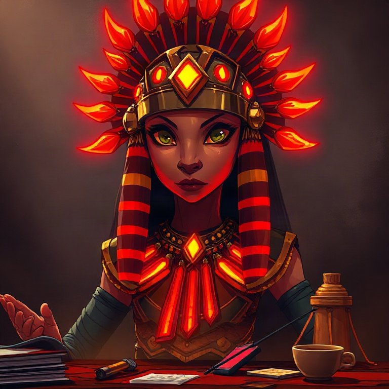 Sekhmet · Green light