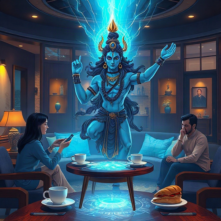 Shiva · Brought coffee and one agenda item: transformation