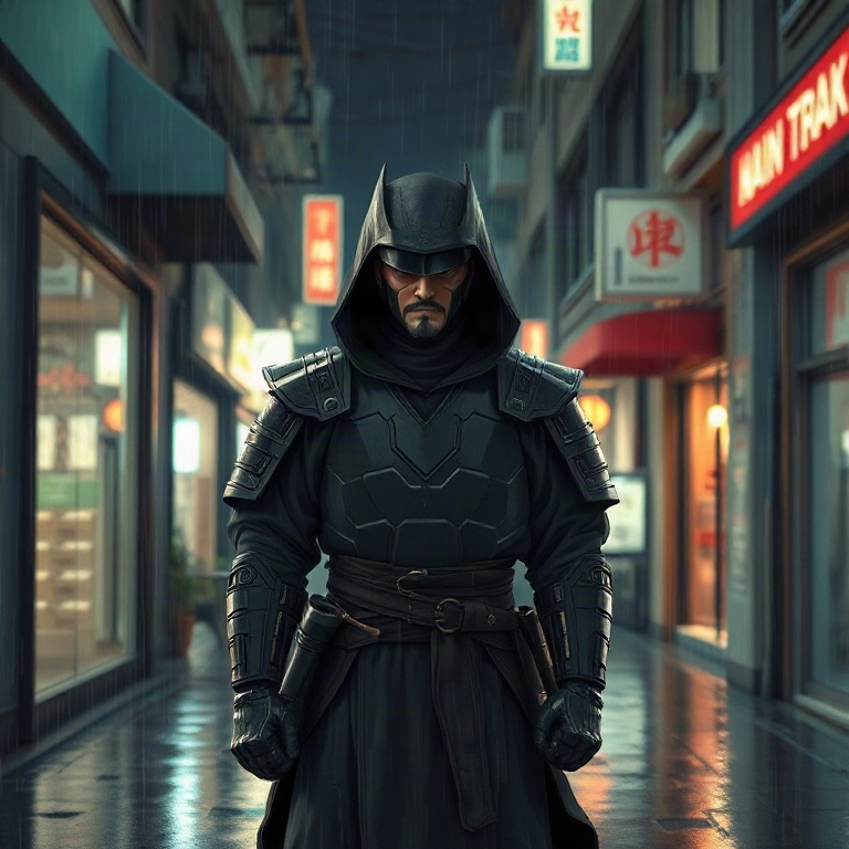 Sun · rainy alley on