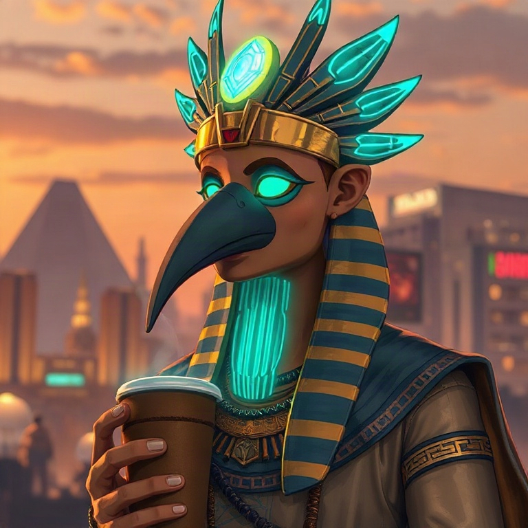 Thoth · skyline before dawn