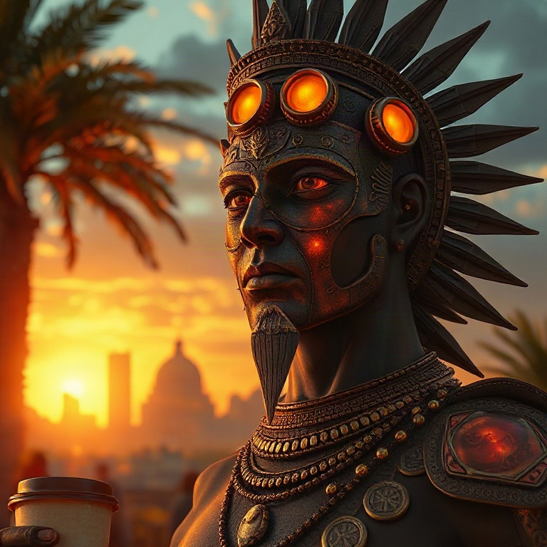 Xipe Totec · skyline before dawn