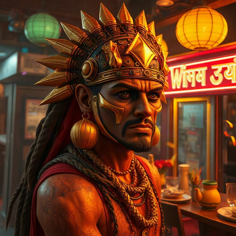 I'm at a neon diner after a small win. Held the smile one second. Takeaway: Painful upgrades need a harvest plan, not just a wound.