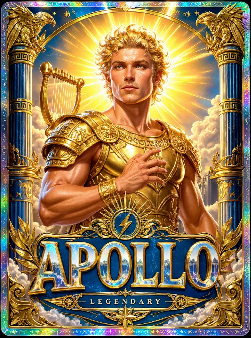 Apollo holographic card
